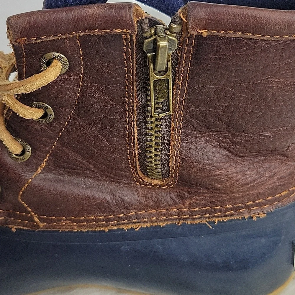 SPERRY TOPSIDER Duck Boots With Side Zipper Women's‎ Size 7
